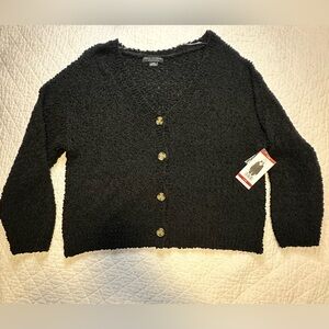 Social Standard by Sanctuary Popcorn Cardigan Black XL NWT